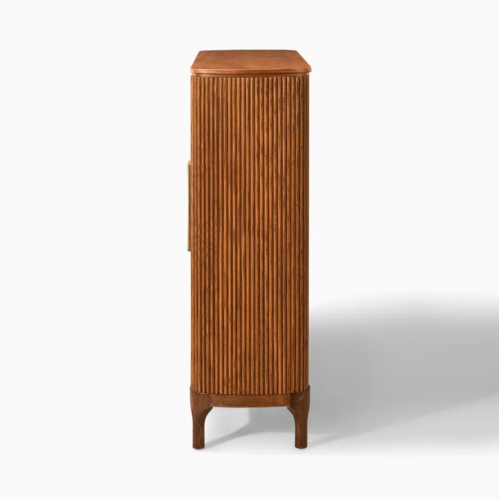 Skugga 47" Oak Shoe Storage