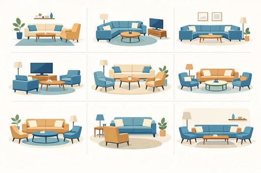 9 Living Room Furniture Arrangement Examples