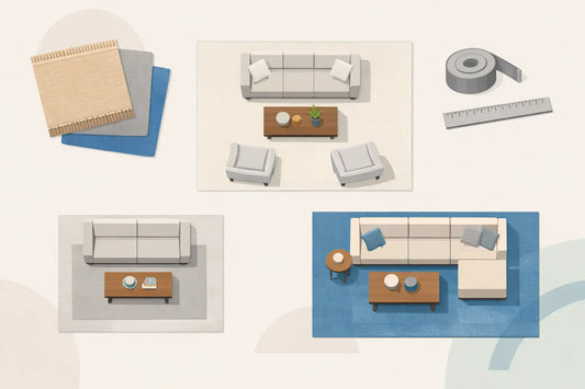 Area Rug Size Guide for Living Room Layouts