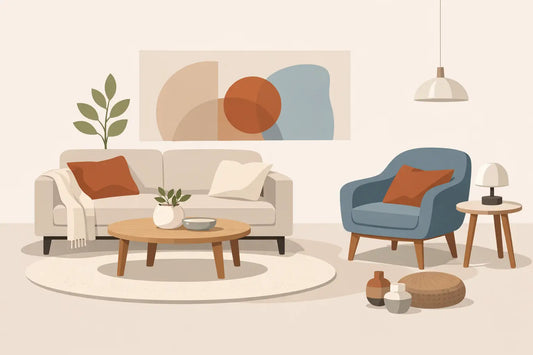 How to Pair Sofas and Accent Chairs Beautifully