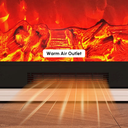 78.7" Electric Fireplace TV Stand with Remote Control