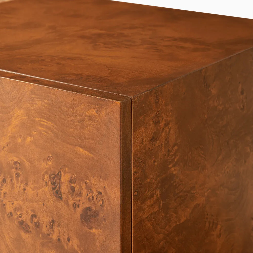 Bodil 14" Burl Side Table