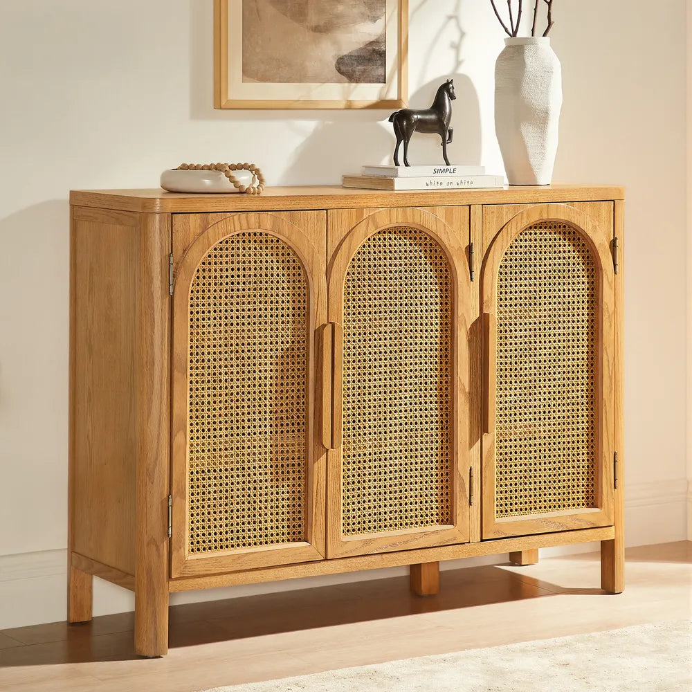 Alvborg 48" Rattan Shoe Storage