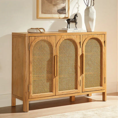 Alvborg 48" Rattan Shoe Storage