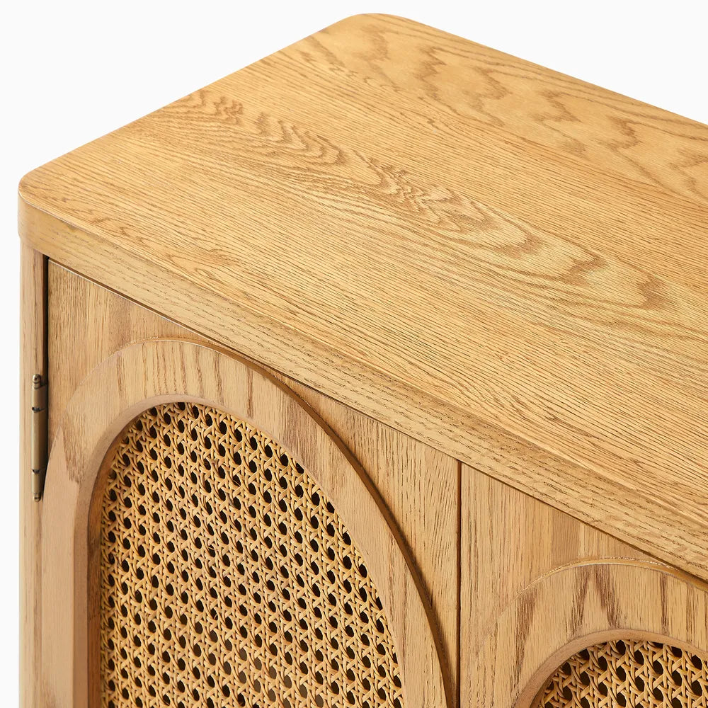 Alvborg 48" Rattan Shoe Storage