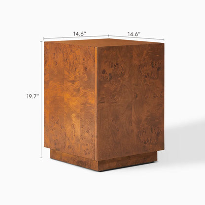 Bodil 14" Burl Side Table