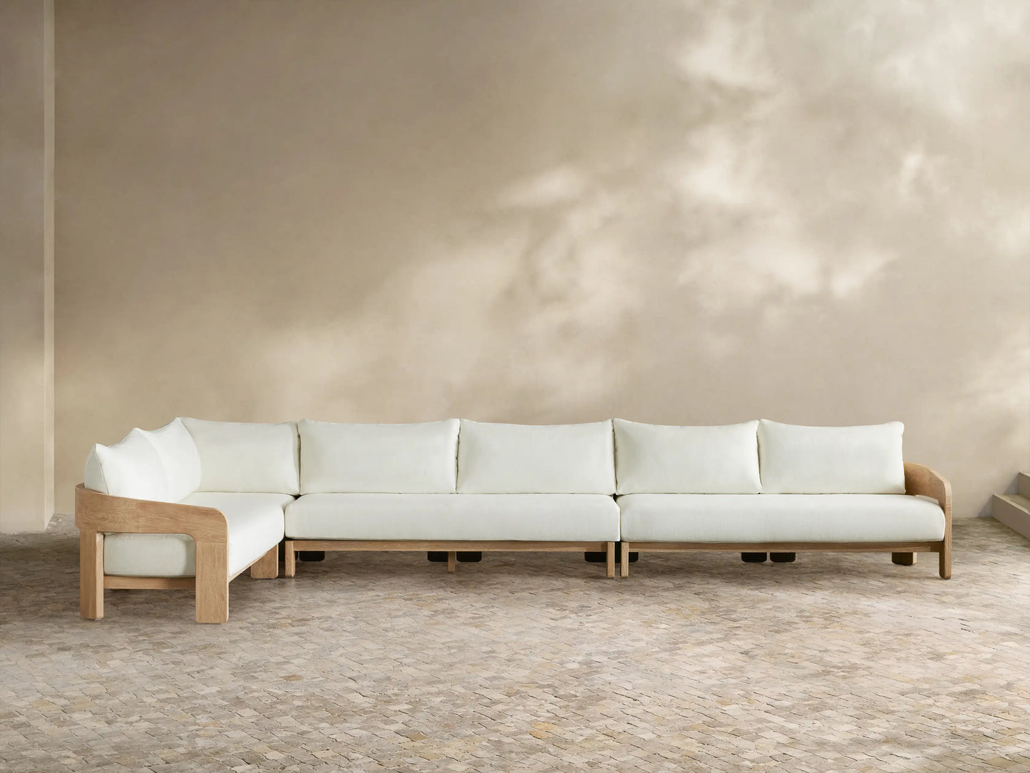 Anami Outdoor Three-Piece Corner Sectional