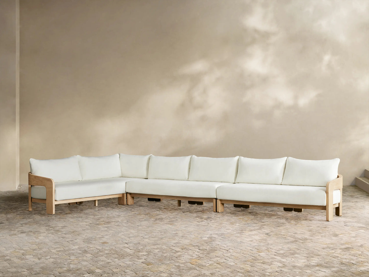Anami Outdoor Three-Piece Corner Sectional