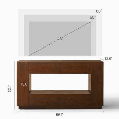 Torben 55" Old Elm Media Console