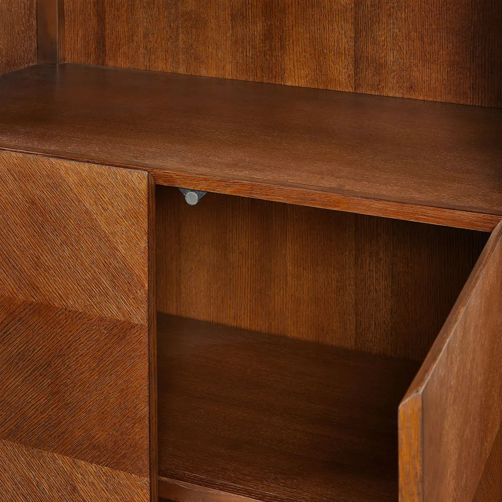 Thursen 36" Oak Bookcase