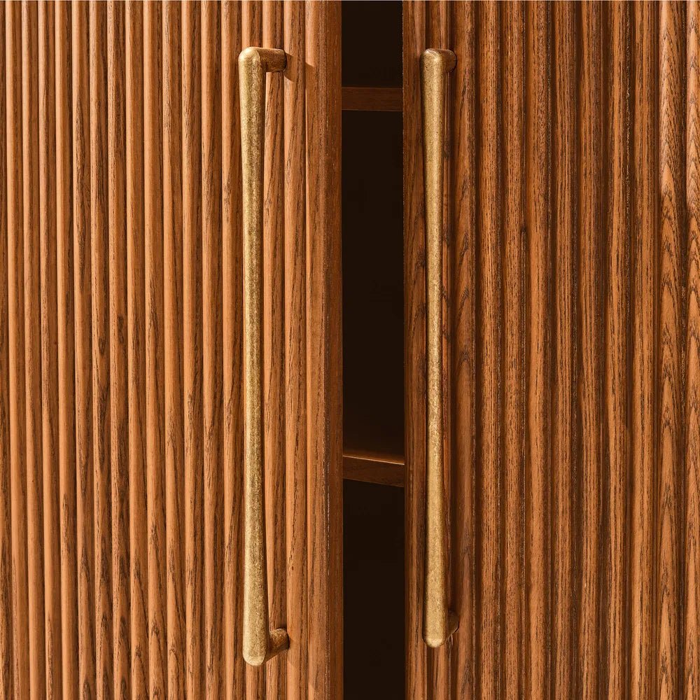 Skugga 47" Oak Shoe Storage