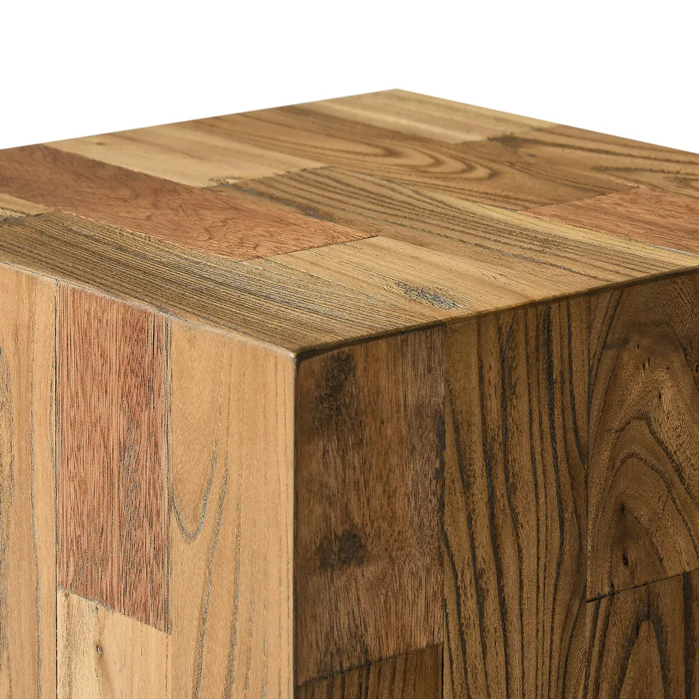 Ole 11" Old Elm Side Table