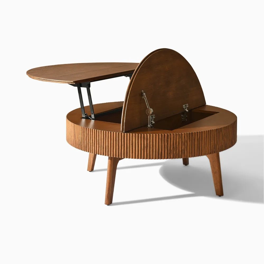 Magnus 39" Lift-Top Oak Coffee Table