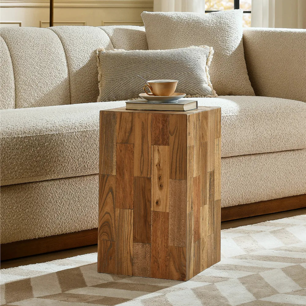 Ole 11" Old Elm Side Table
