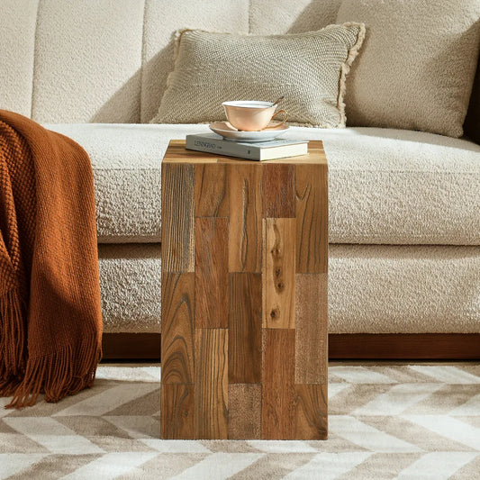 Ole 11" Old Elm Side Table