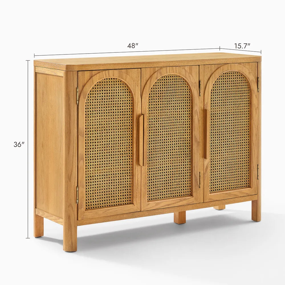 Alvborg 48" Rattan Shoe Storage