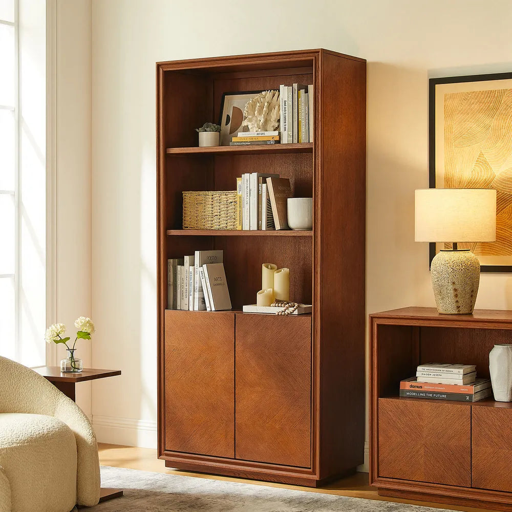 Thursen 36" Oak Bookcase