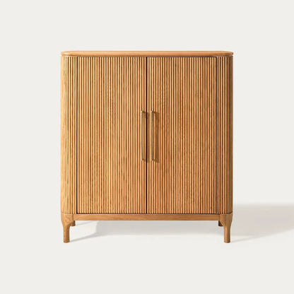 Skugga 47" Oak Shoe Storage